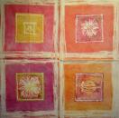 273 Margeriten - 3-lagig (orange rosa)